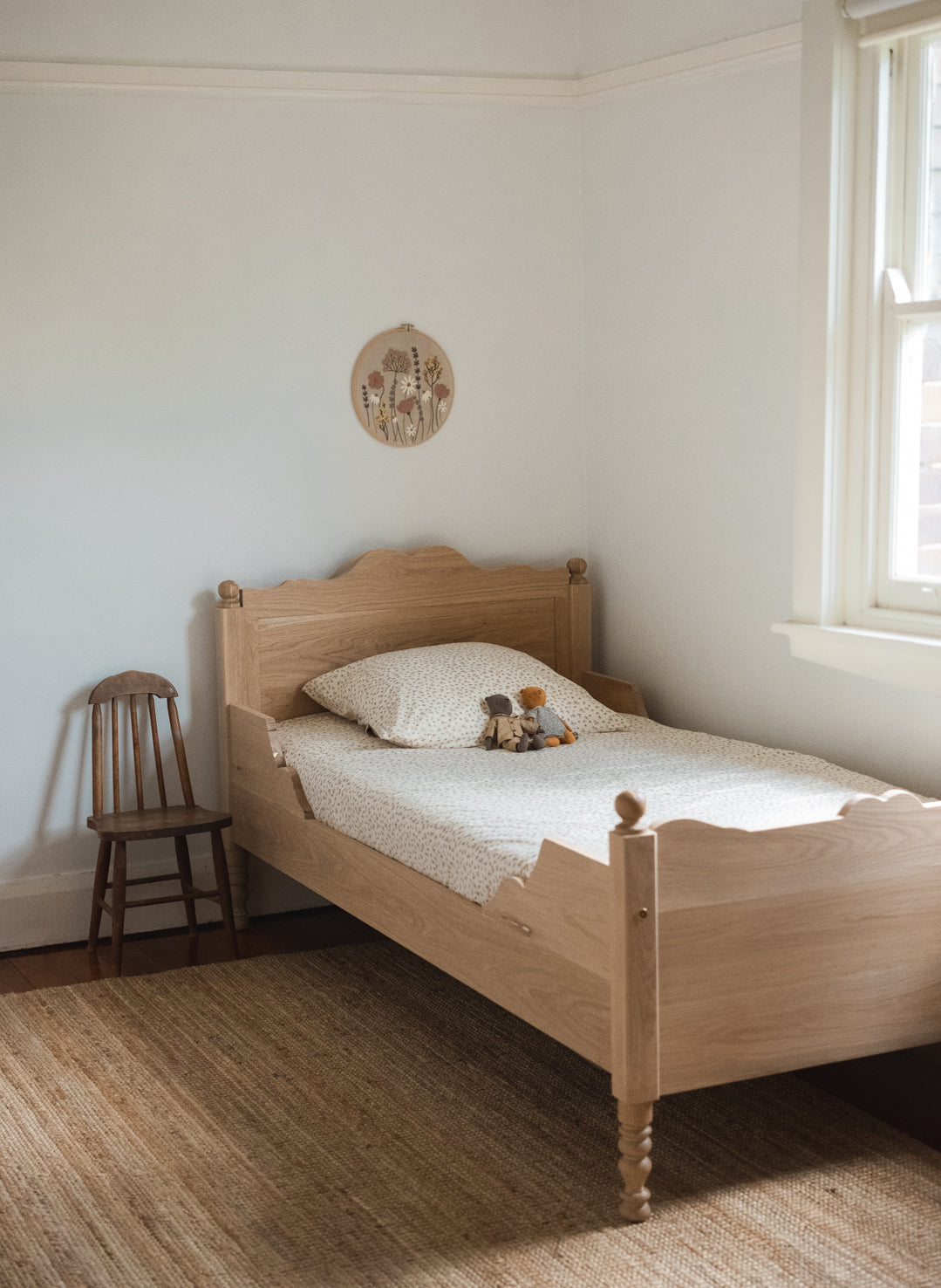 wooden bed kids furniture